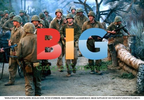 WINDTALKERS still with Nicolas Cage, Peter Stormare, Noah Emmerich, Adam Beach