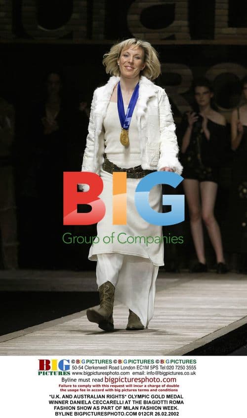 Daniela Ceccarelli at Biagiotti Roma Fashion Show