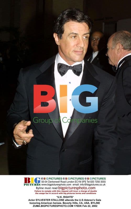 Stallone Attends U.S. Veterans Gala