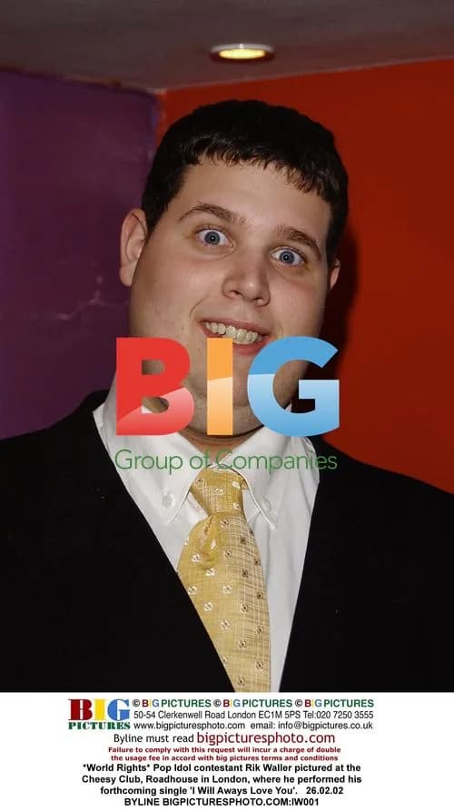 Pop Idol's Rik Waller performs in London