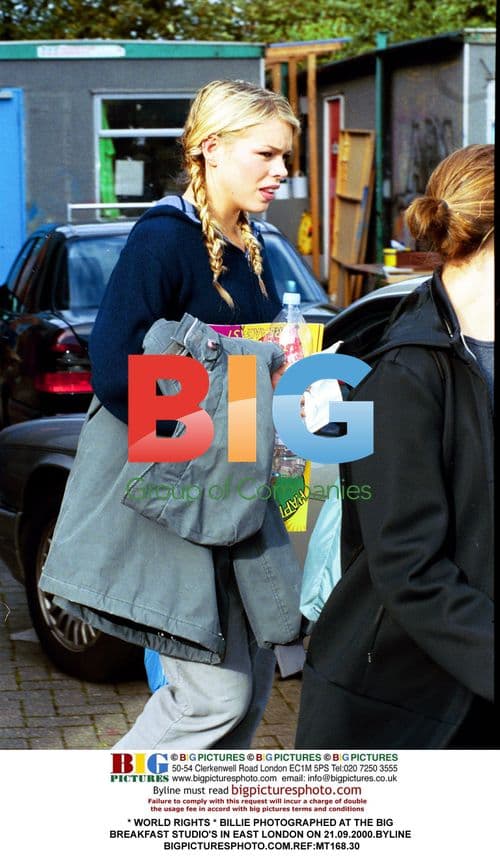 BILLIE photographed at the Big Breakfast Studio