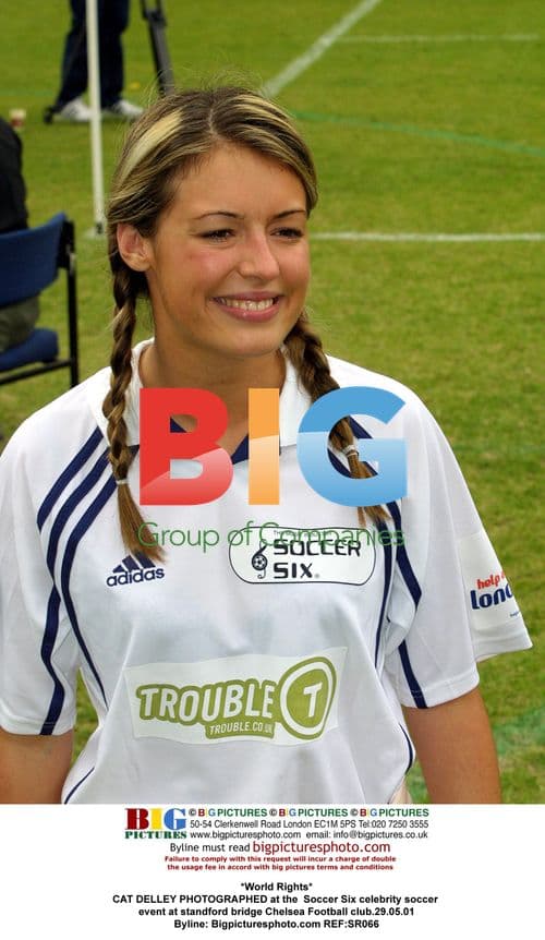 CAT DELLEY at Soccer Six celebrity soccer event
