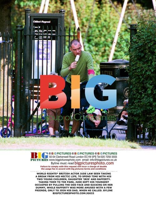 Jude Law Spends Time with Children