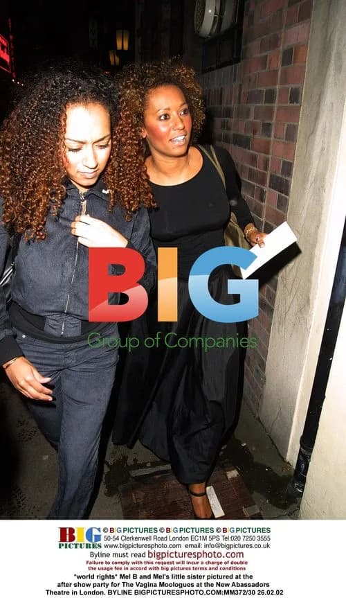 Mel B and sister at Vagina Monologues after party