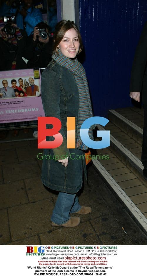Kelly McDonald at "The Royal Tenenbaums" premiere
