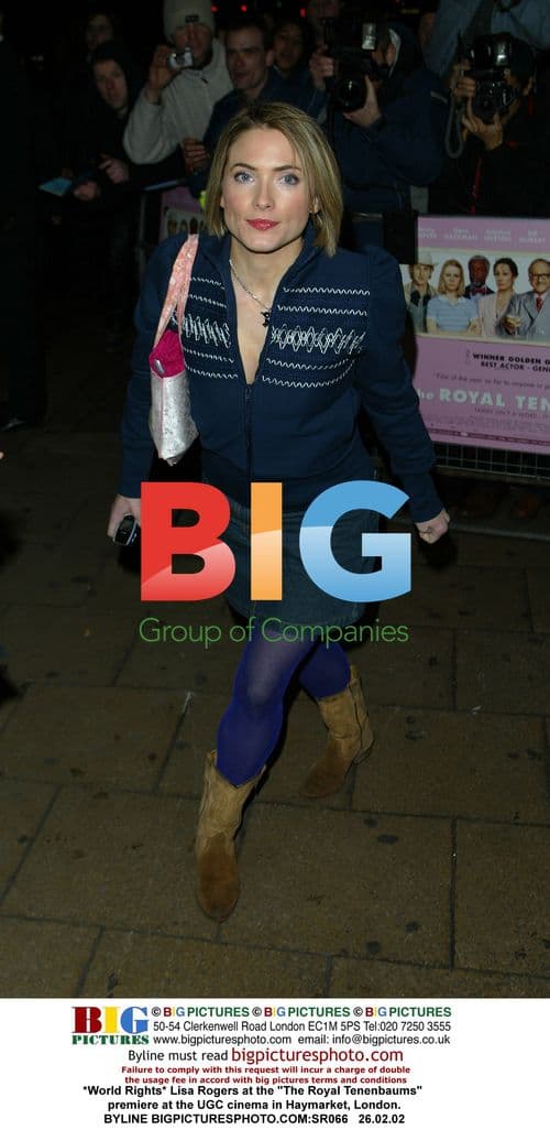 Lisa Rogers at "The Royal Tenenbaums" Premiere