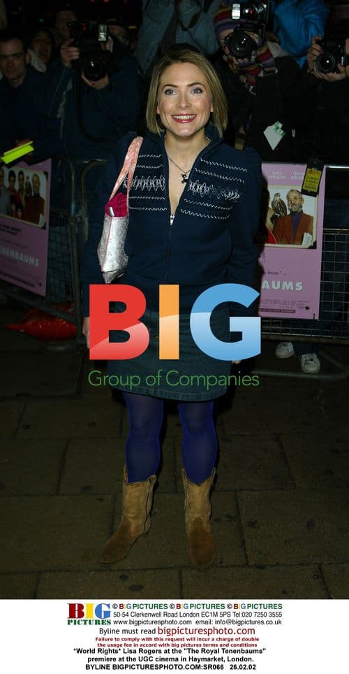 Lisa Rogers at "The Royal Tenenbaums" premiere