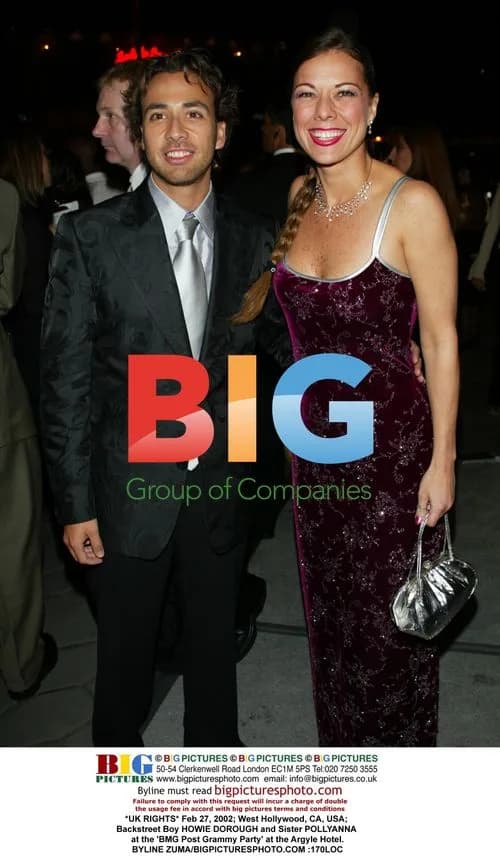 Backstreet Boy HOWIE DOROUGH and Sister at Grammy Party