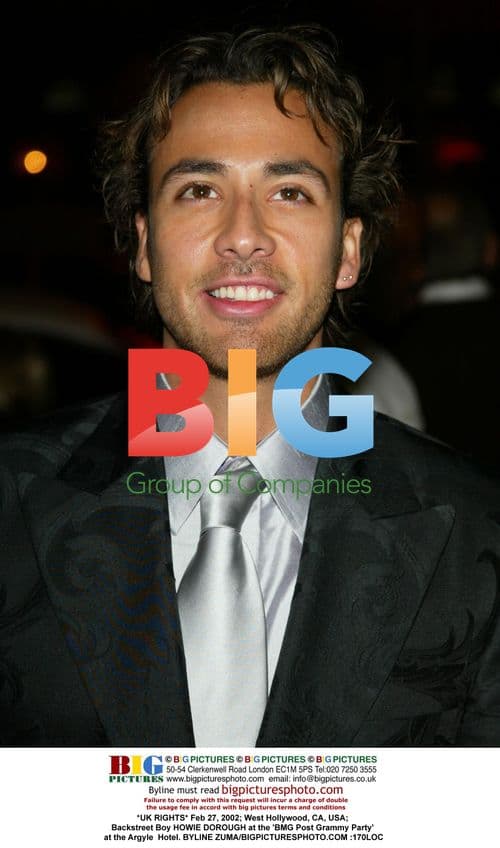 Backstreet Boy HOWIE DOROUGH at BMG Post Grammy Party