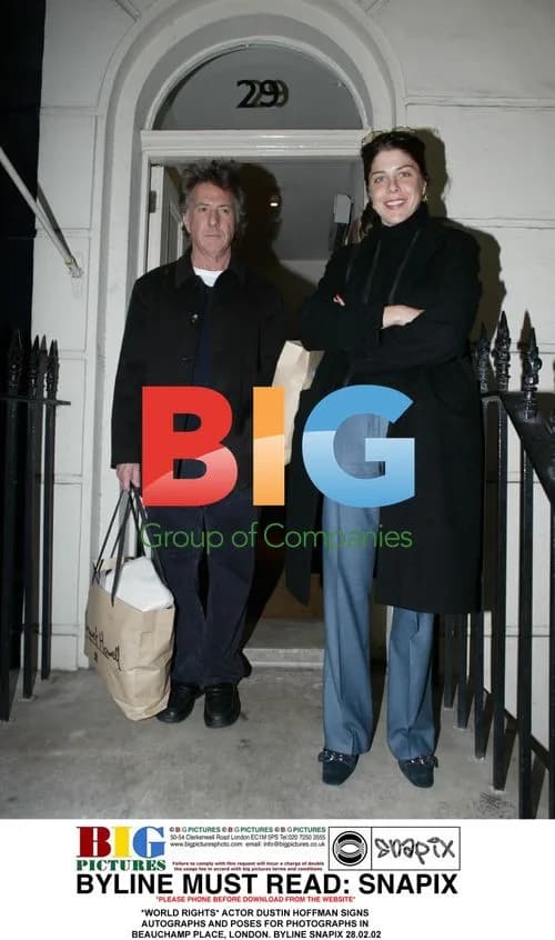 Dustin Hoffman signs autographs in London