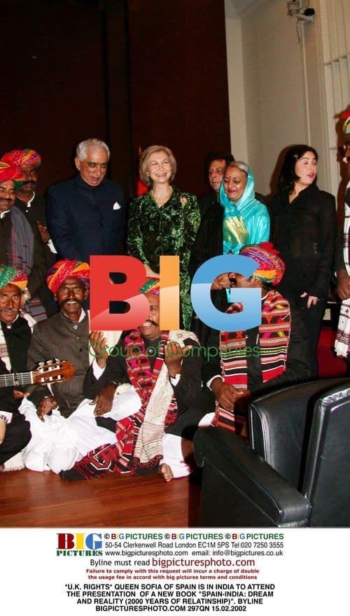 Queen Sofia of Spain in India for book presentation