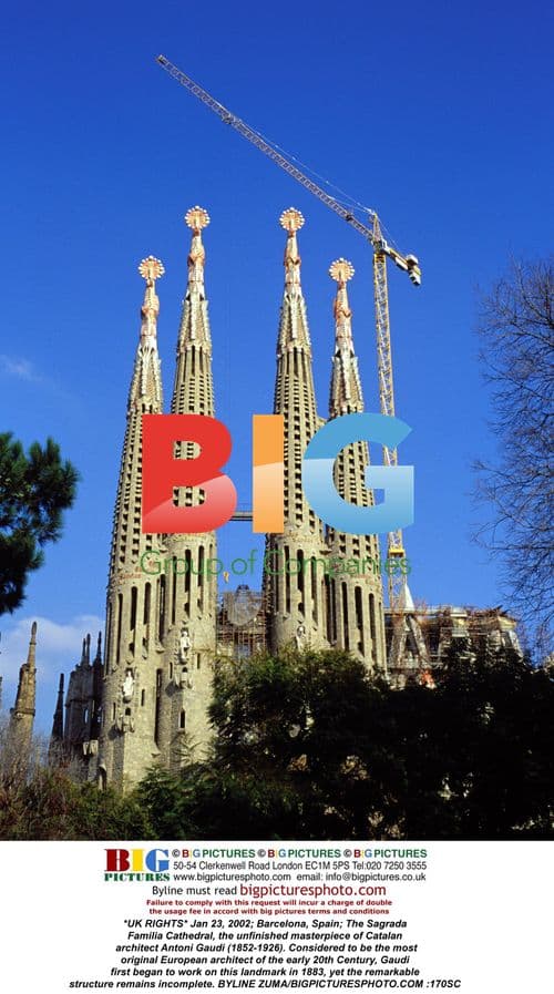 Sagrada Familia Cathedral in Barcelona, Spain