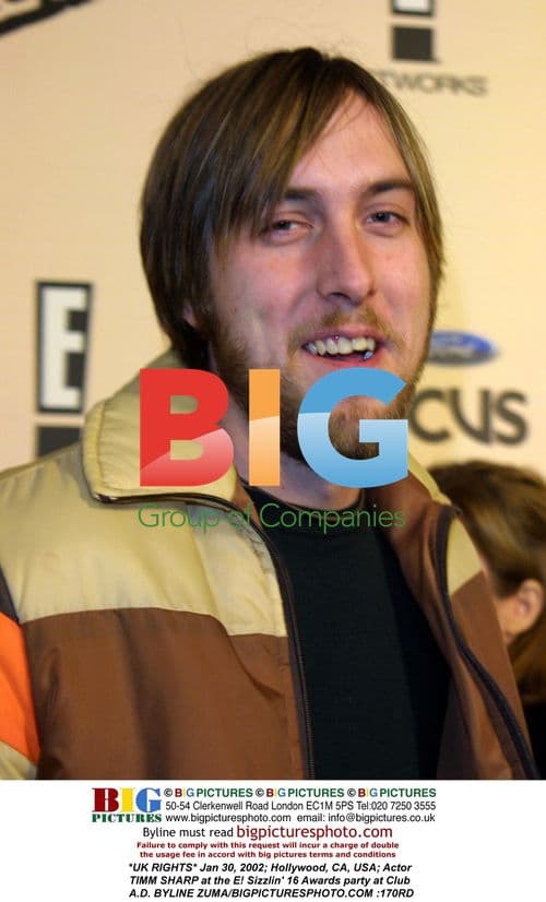 Timm Sharp at E! Sizzlin' 16 Awards party