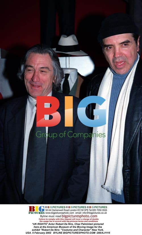 Robert De Niro and Chaz Palminteri at Moving Image exhibit