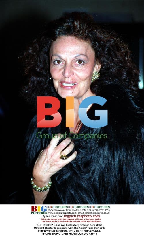 Diane Von Fustenberg at Actors' Fund 100th birthday