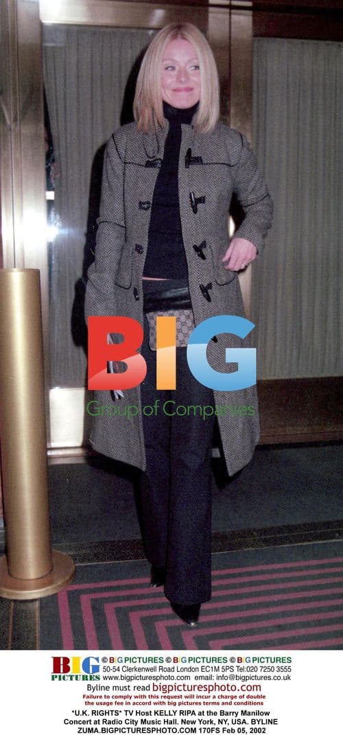 Kelly Ripa at Barry Manilow Concert