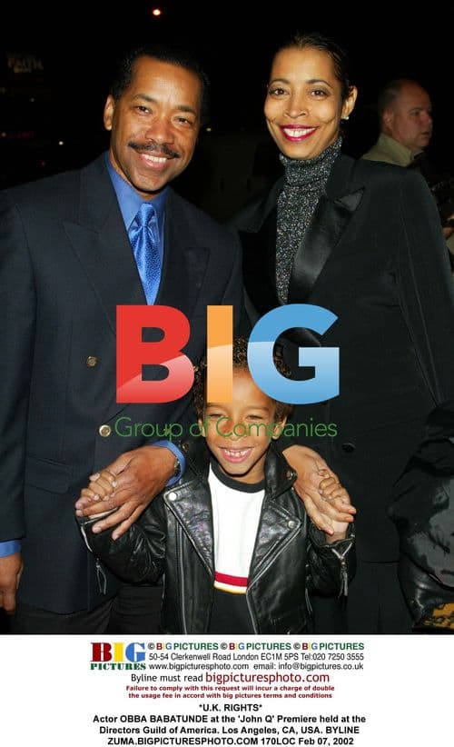 OBBA BABATUNDE at 'John Q' Premiere