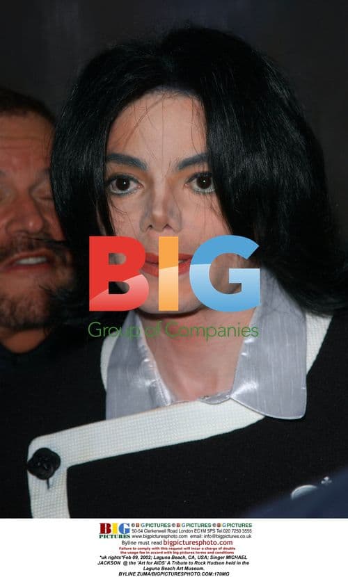 Michael Jackson at 'Art for AIDS' event