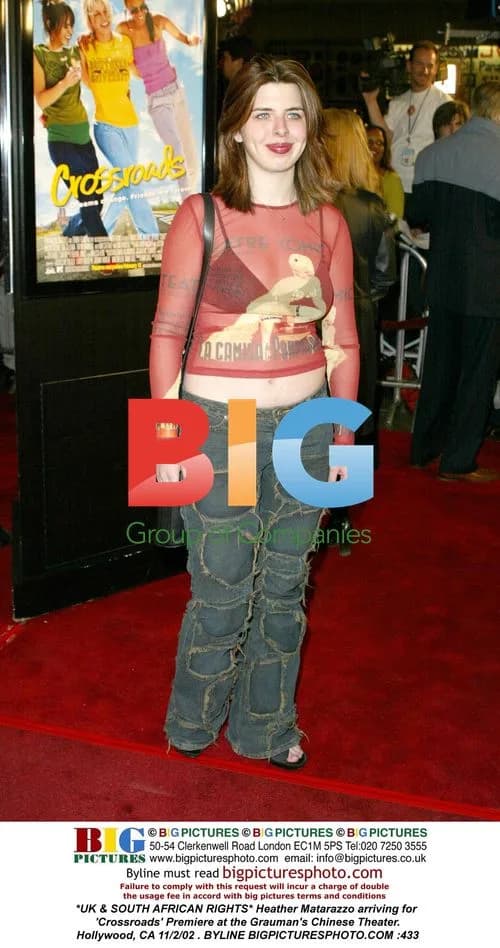Heather Matarazzo at 'Crossroads' Premiere