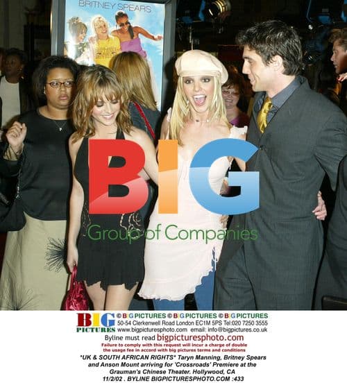 Taryn Manning, Britney Spears and Anson Mount at 'Crossroads' Premiere