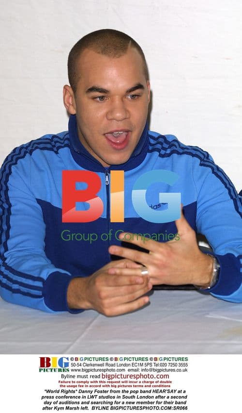 HEAR'SAY Danny Foster at press conference