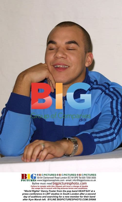 HEAR'SAY's Danny Foster at press conference