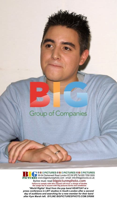 HEAR'SAY's Noel at Press Conference in London