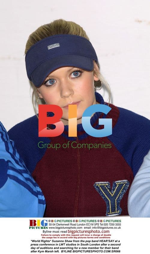 Suzanne Shaw at HEAR'SAY press conference