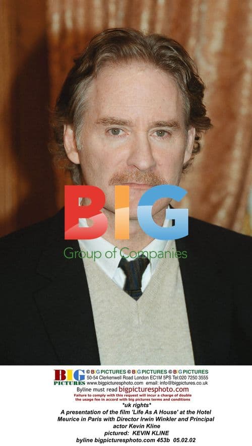 Kevin Kline and Irwin Winkler at 'Life As A House' in Paris