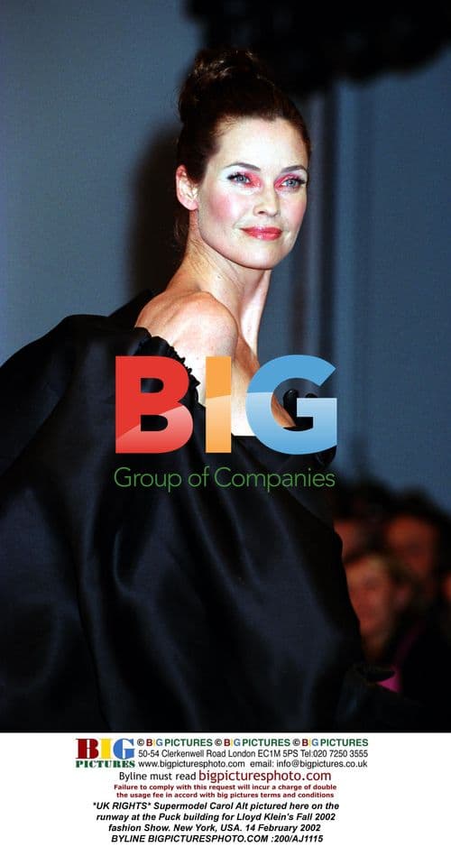 Supermodel Carol Alt at Lloyd Klein Fashion Show