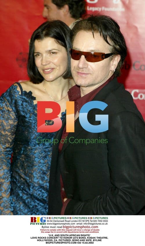 LOVE ROCKS Concert Honoring U2's Bono