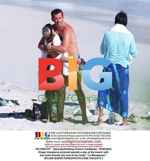 Anastacia Spends Day at Caribbean Beach