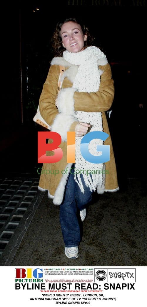 Antonia Vaughan, Wife of Johnny Vaughan, Spotted in London
