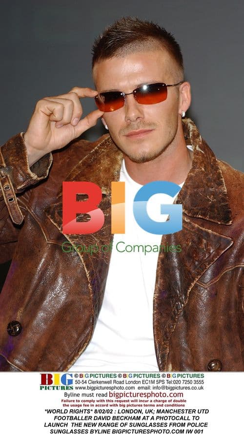 David Beckham at Police Sunglasses Launch