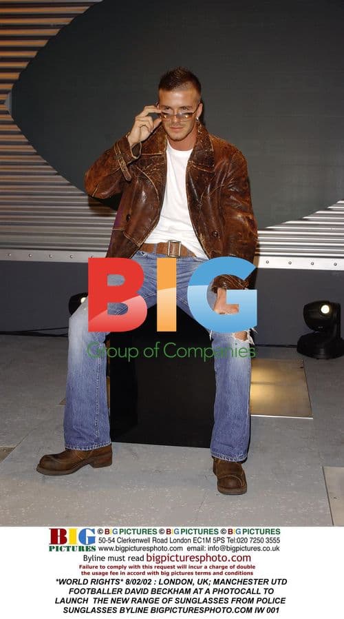 David Beckham at Police Sunglasses Launch