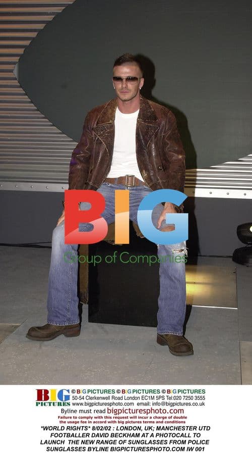 David Beckham Launches Police Sunglasses