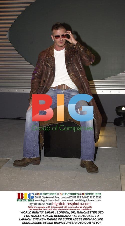 David Beckham at Police Sunglasses Launch