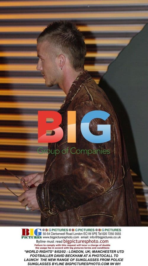 David Beckham at Police Sunglasses Launch