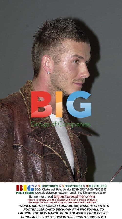 David Beckham Launches Police Sunglasses