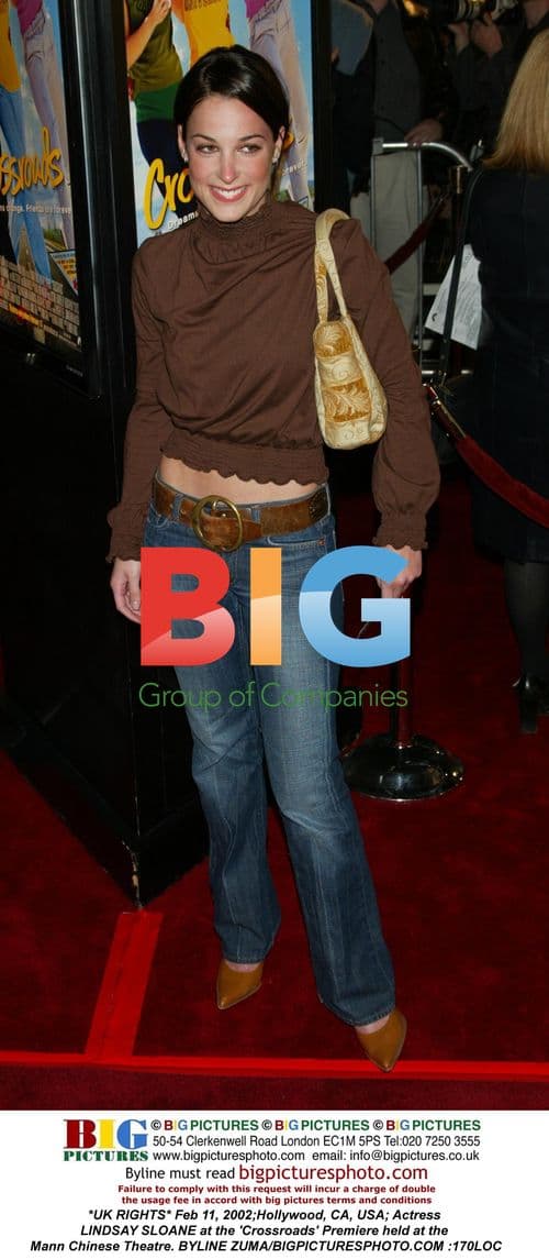 LINDSAY SLOANE at 'Crossroads' Premiere