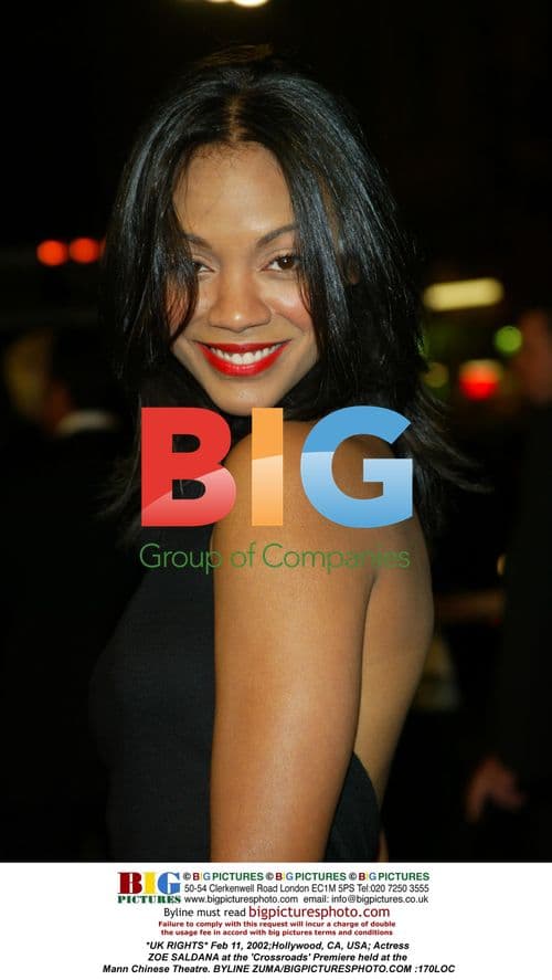 Zoe Saldana at 'Crossroads' Premiere