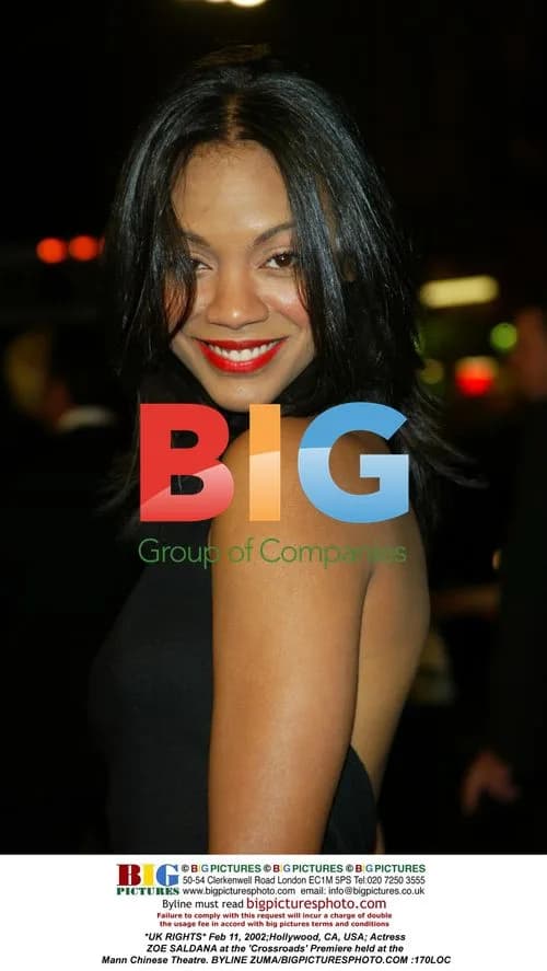 Zoe Saldana at 'Crossroads' Premiere