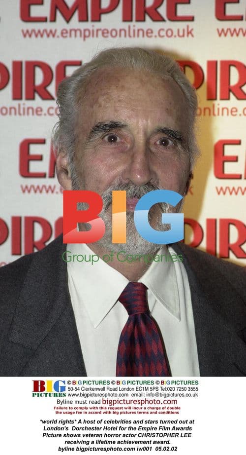 Christopher Lee Receives Lifetime Achievement Award