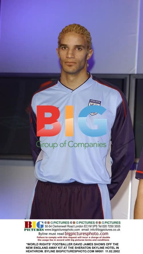 David James Shows Off New England Away Kit