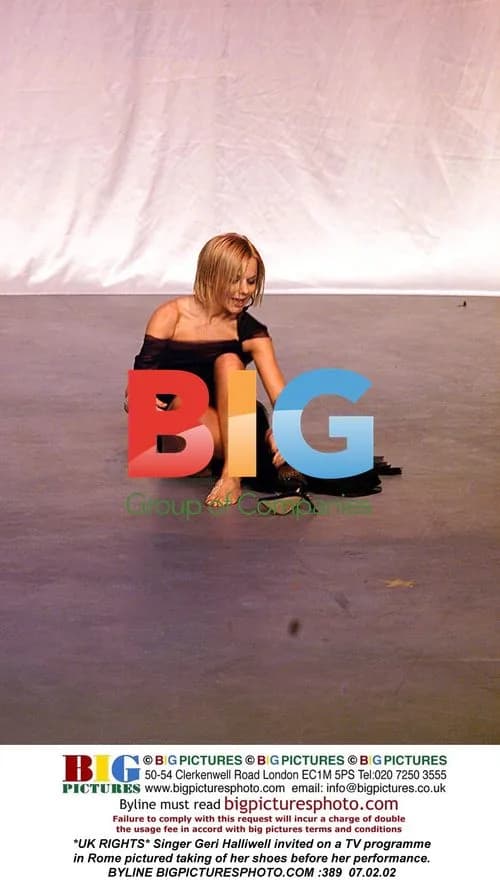 Geri Halliwell Preparing for TV Performance in Rome
