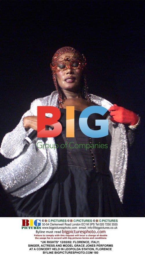 Grace Jones Performs in Florence