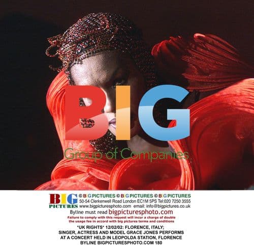 Grace Jones Performs in Florence