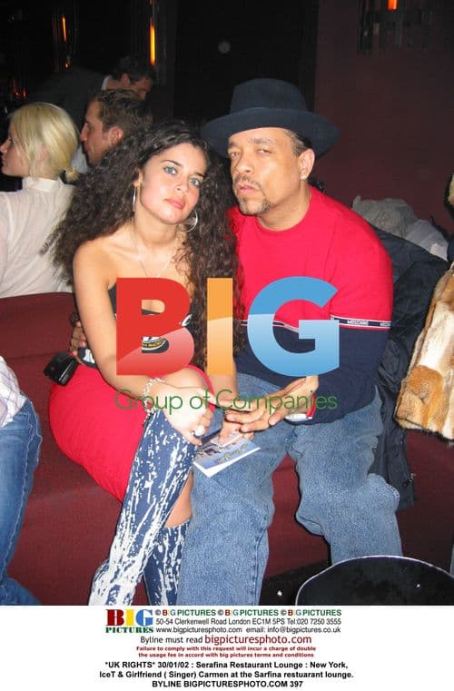 IceT and Girlfriend Carmen at Sarfina Lounge