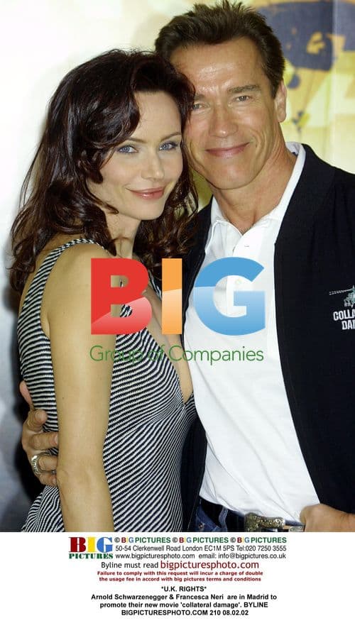 Arnold Schwarzenegger & Francesca Neri in Madrid