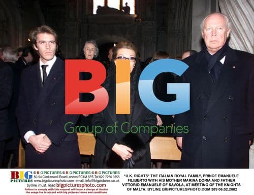 Italian Royal Family at Knights of Malta